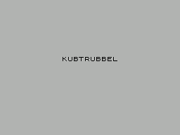 Kubtrubbel (1986)(Dennis Lindqvist)